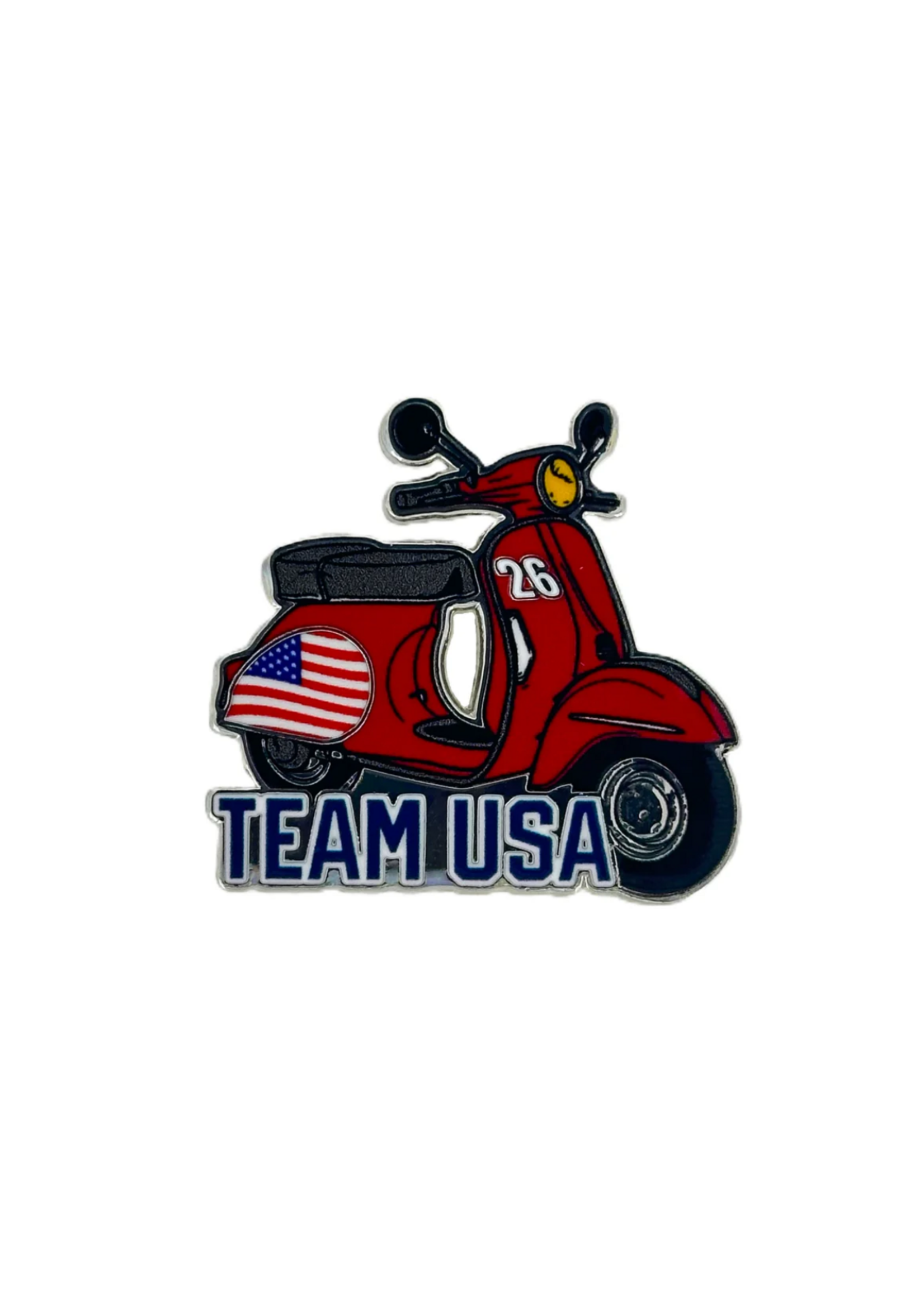 Team USA Scooter Pin
