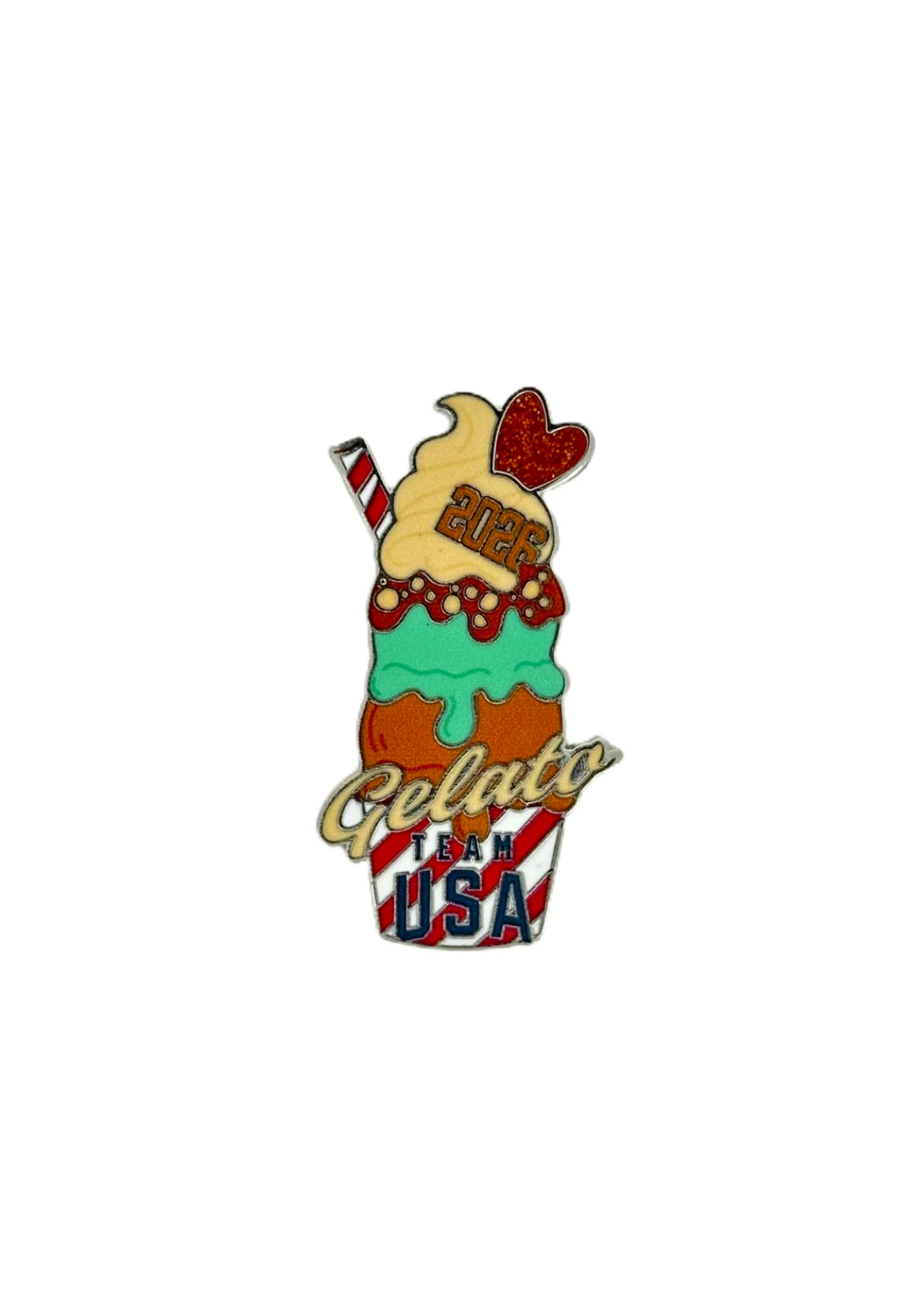 Team USA Gelato Pin