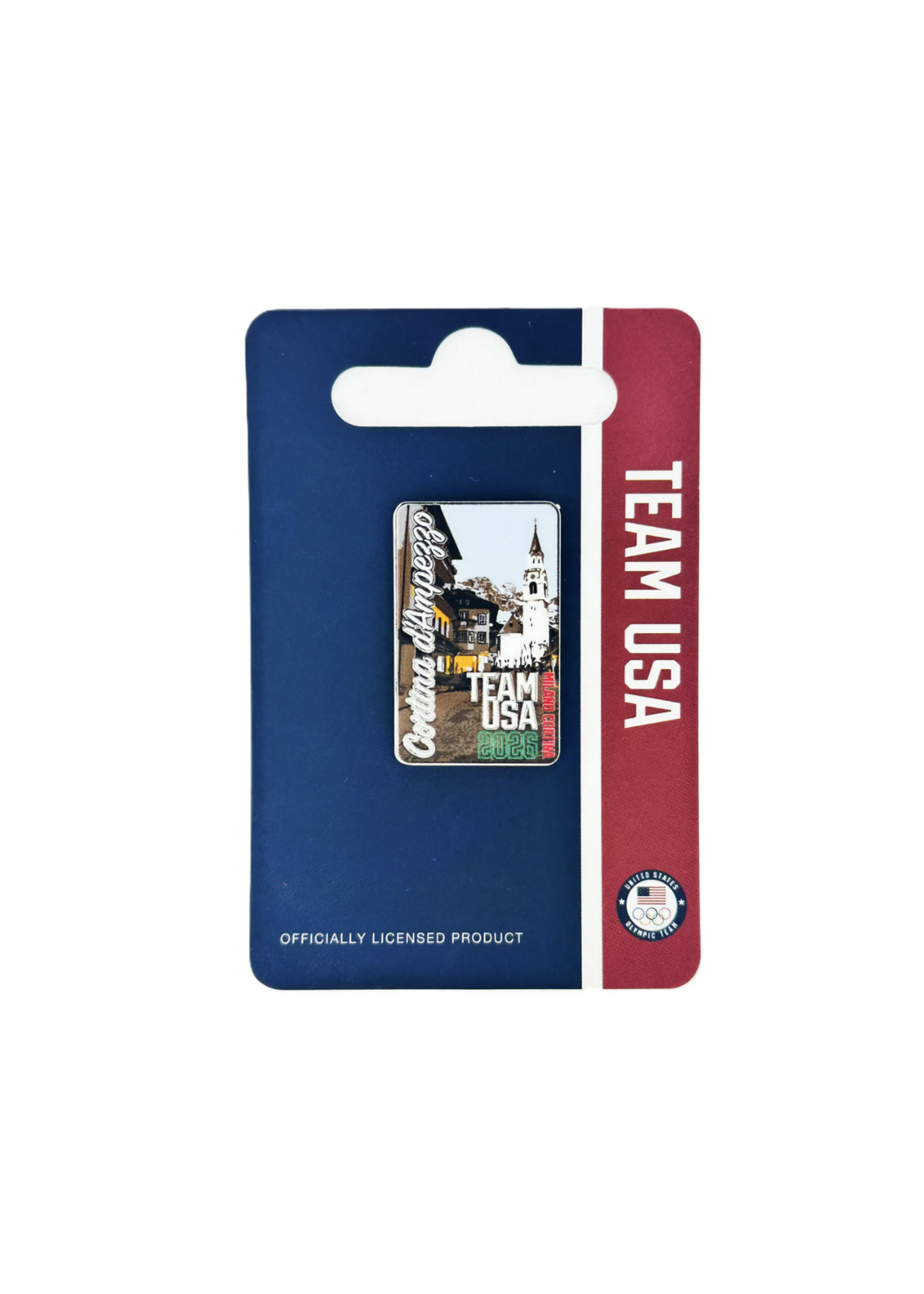 Team USA Village Cortina d'Ampezzo Pin