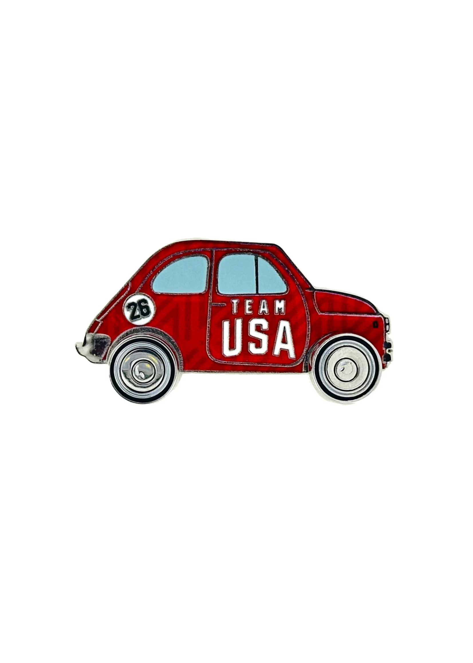 Team USA Milan Mini Car Pin