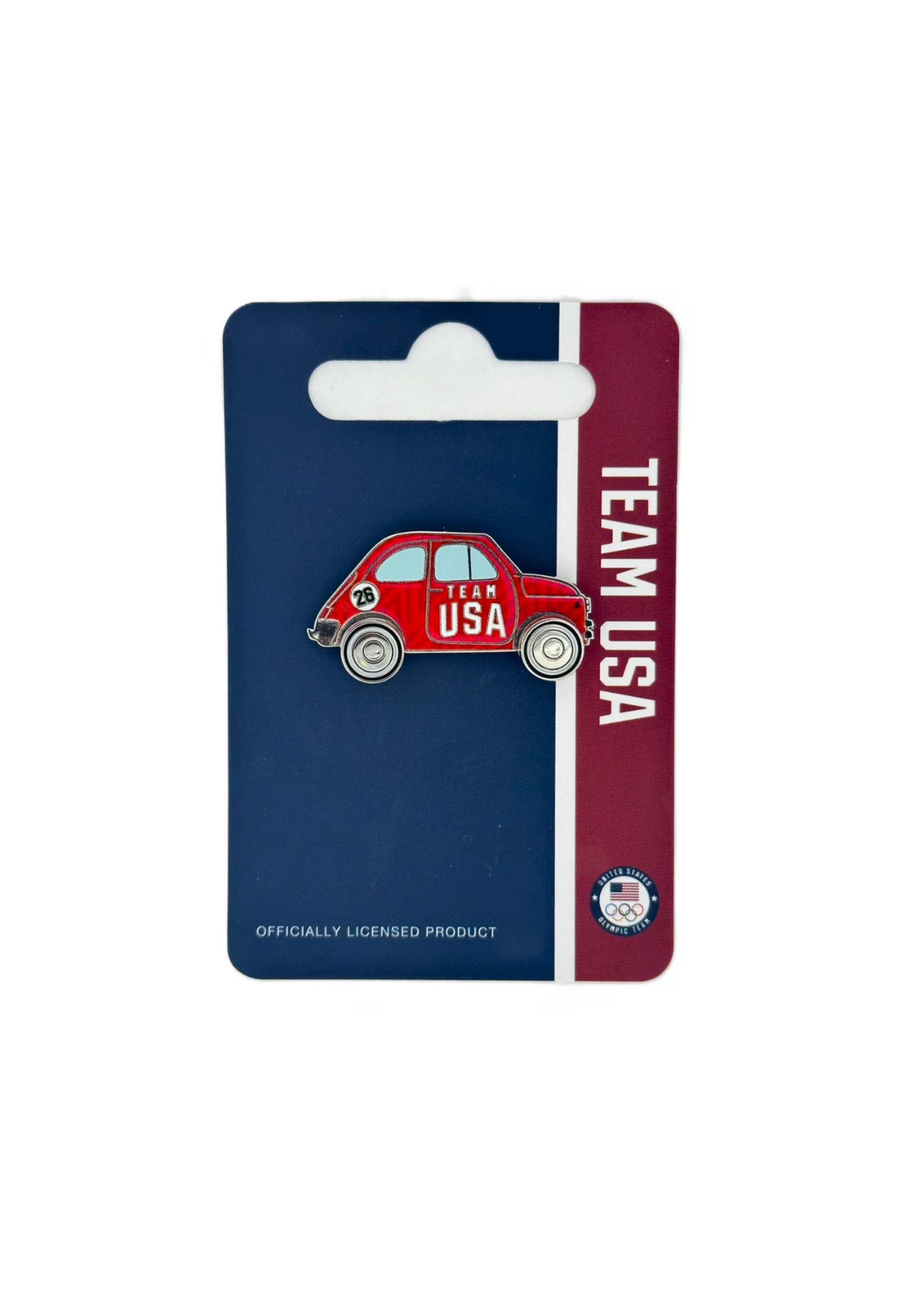Team USA Milan Mini Car Pin