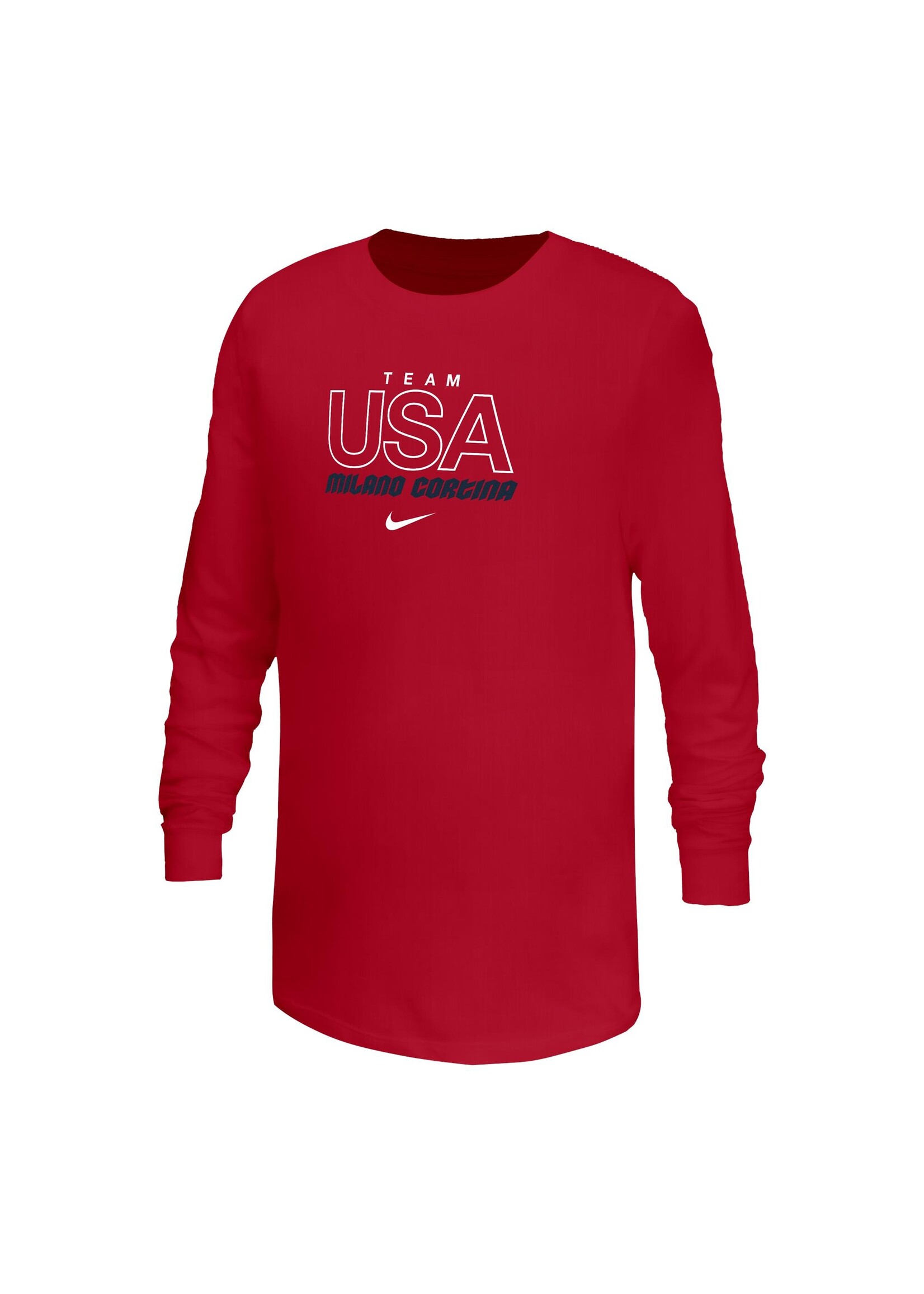 Youth Italic Milano Cortina Team USA Core Long Sleeve Tee