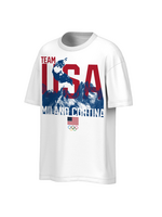 Milano Cortina 2026 Winter Olympics Team USA Snowboarding Oversized Heavyweight T-Shirt