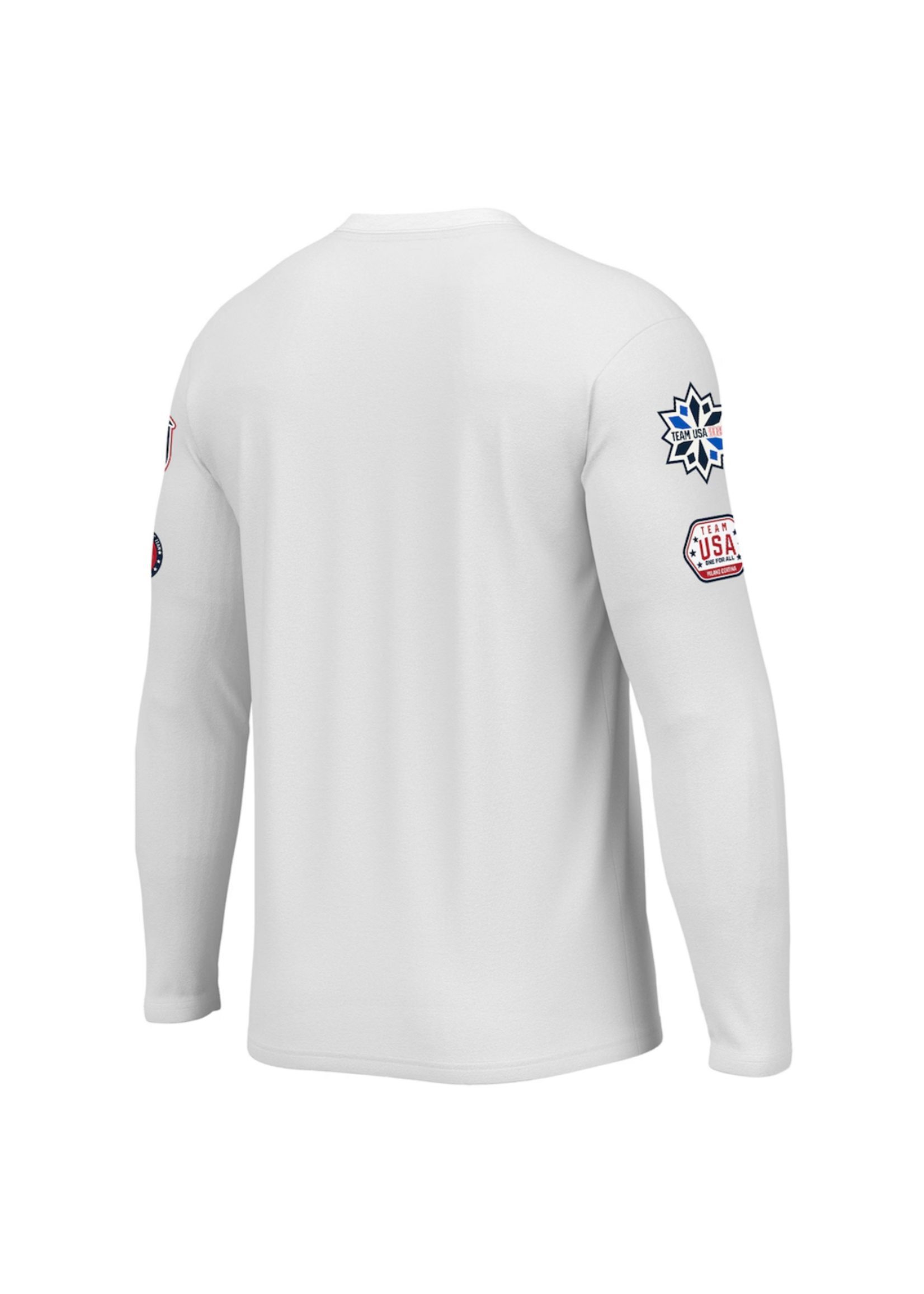 Team USA Flag & Patches Long Sleeve T-Shirt