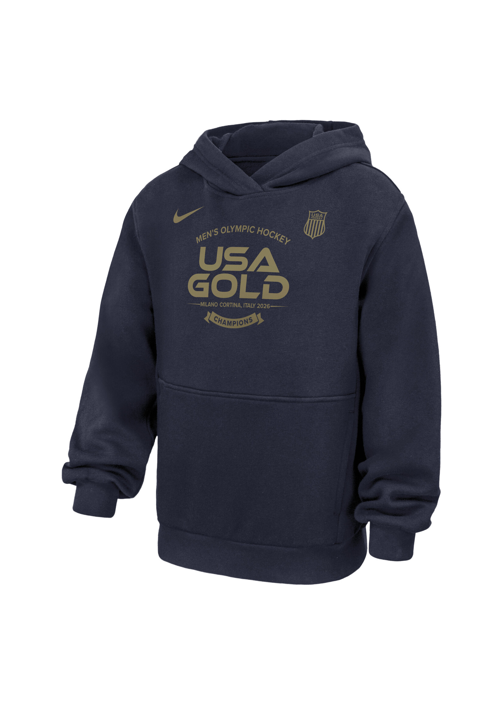 Youth Nike 2026 U.S. Olympic Men's Team Championship Hooded Sweatshirt