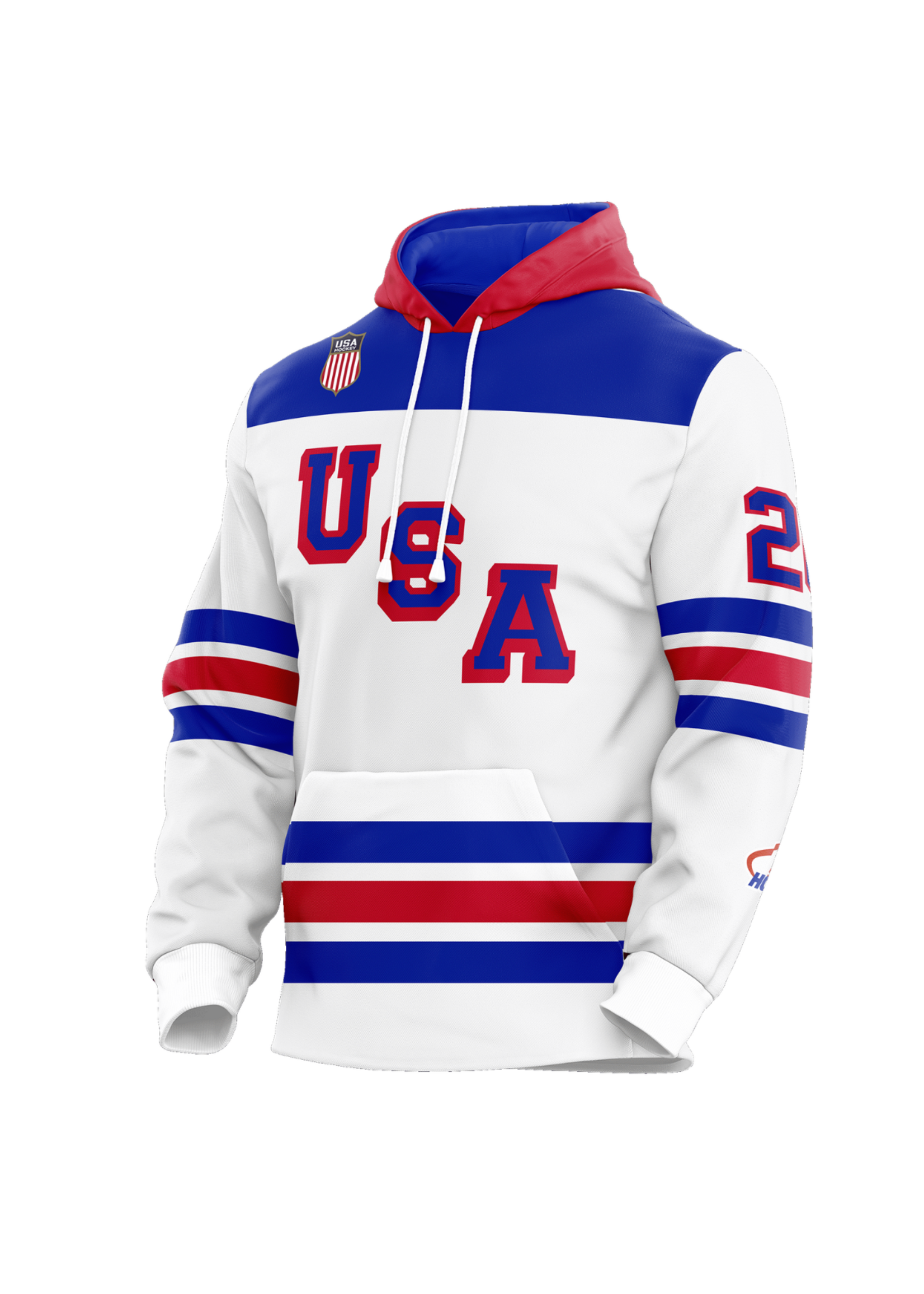 USA Hockey Milano Cortina 2026 Sublimated Jersey Hood