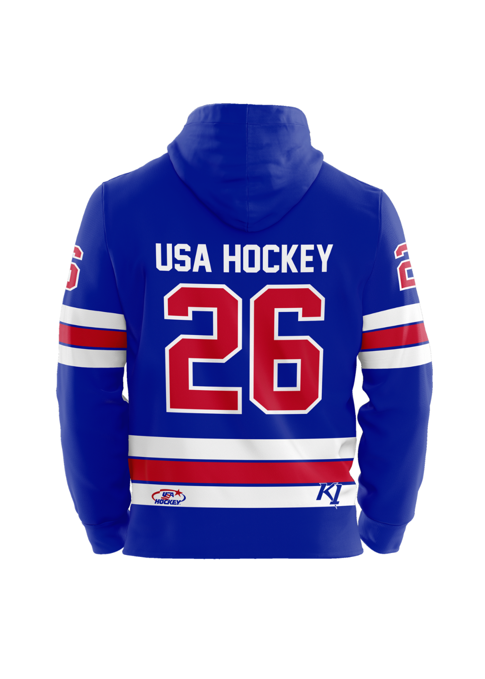USA Hockey Milano Cortina 2026 Sublimated Jersey Hood