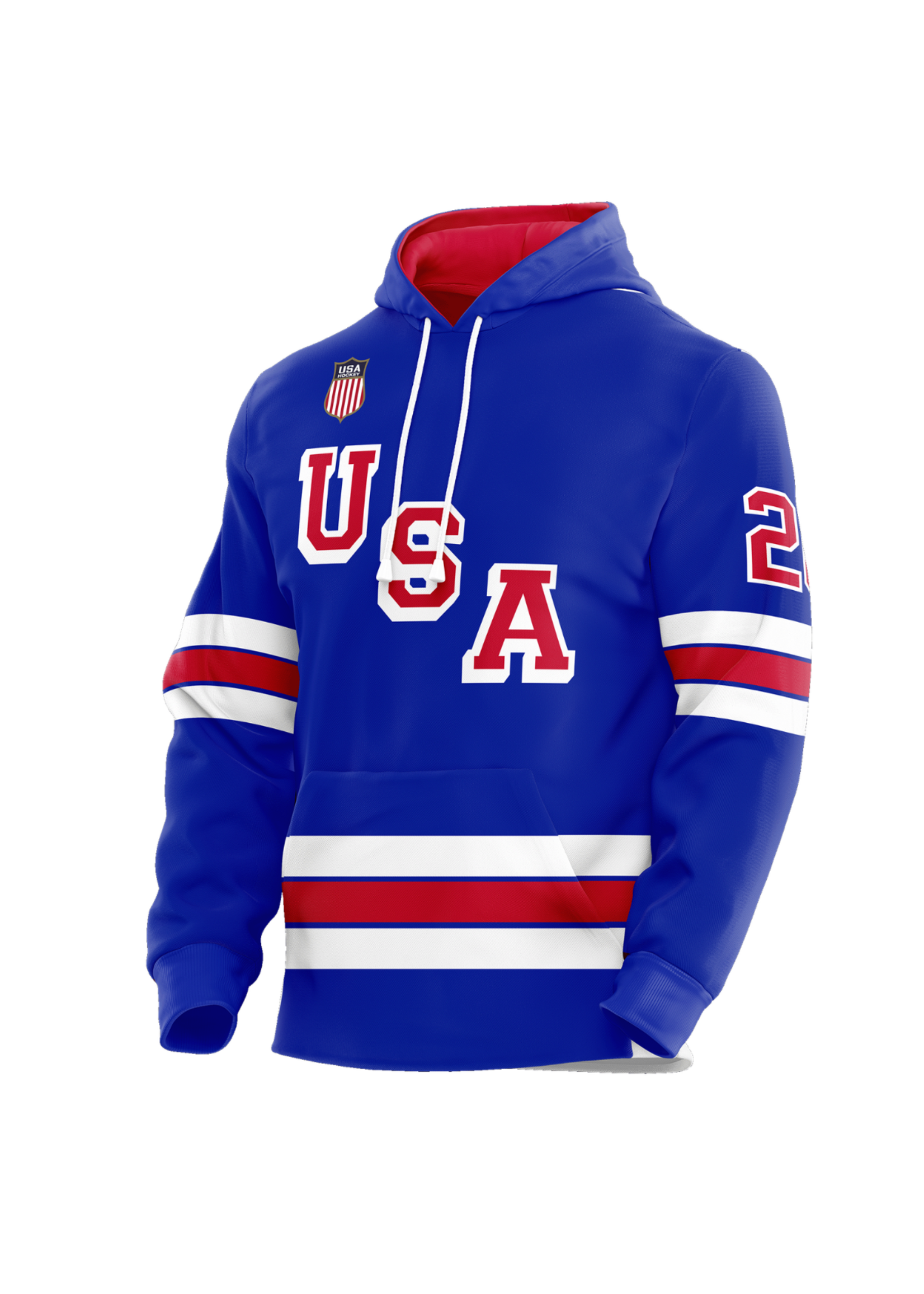 USA Hockey Milano Cortina 2026 Sublimated Jersey Hood