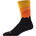 Salsa Salsa Dawn Patrol Sock - 8 inch Black Orange Small/ Medium