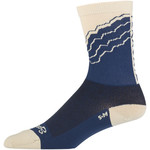 Teravail Teravail Logo Socks - 6 Inch Cuff, Navy, Khaki, Large/X-Large