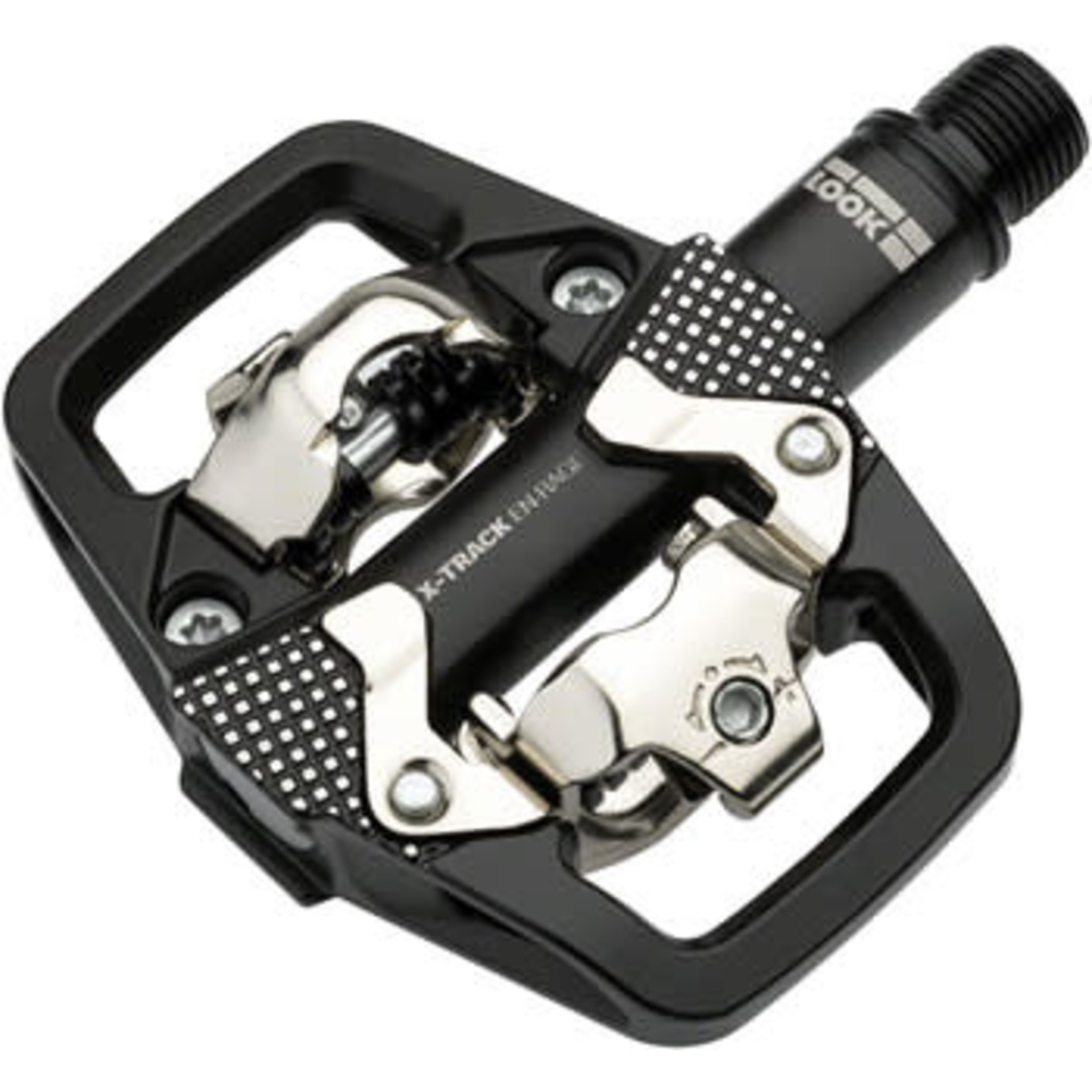 LOOK LOOK X-TRACK EN-RAGE Pedals - Dual Sided Clipless with Platform Chromoly 9/16 Black