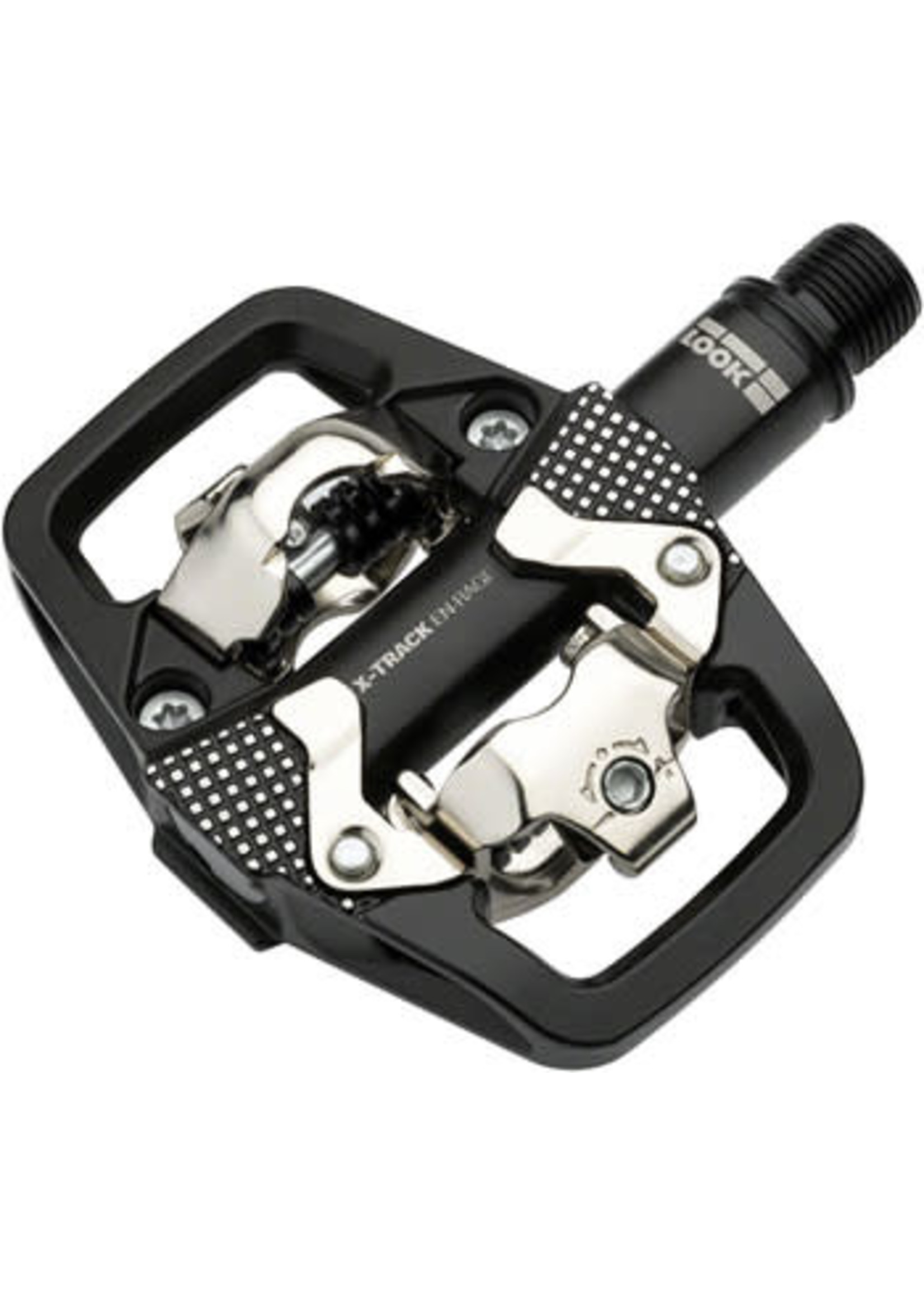 LOOK LOOK X-TRACK EN-RAGE Pedals - Dual Sided Clipless with Platform Chromoly 9/16 Black