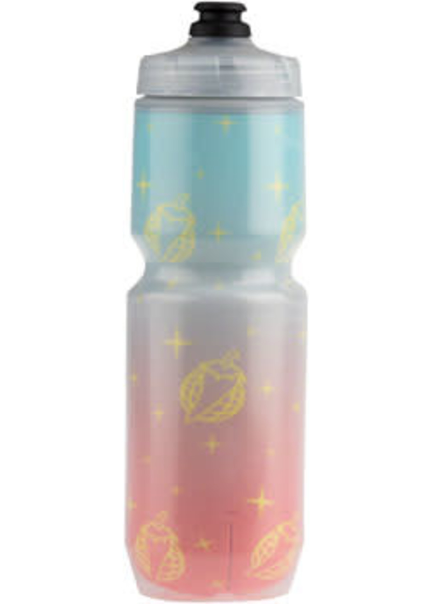 Salsa Salsa Pepper Globe Galaxy Purist Insulated Waterbottle - Teal Yellow Red Fade 23oz