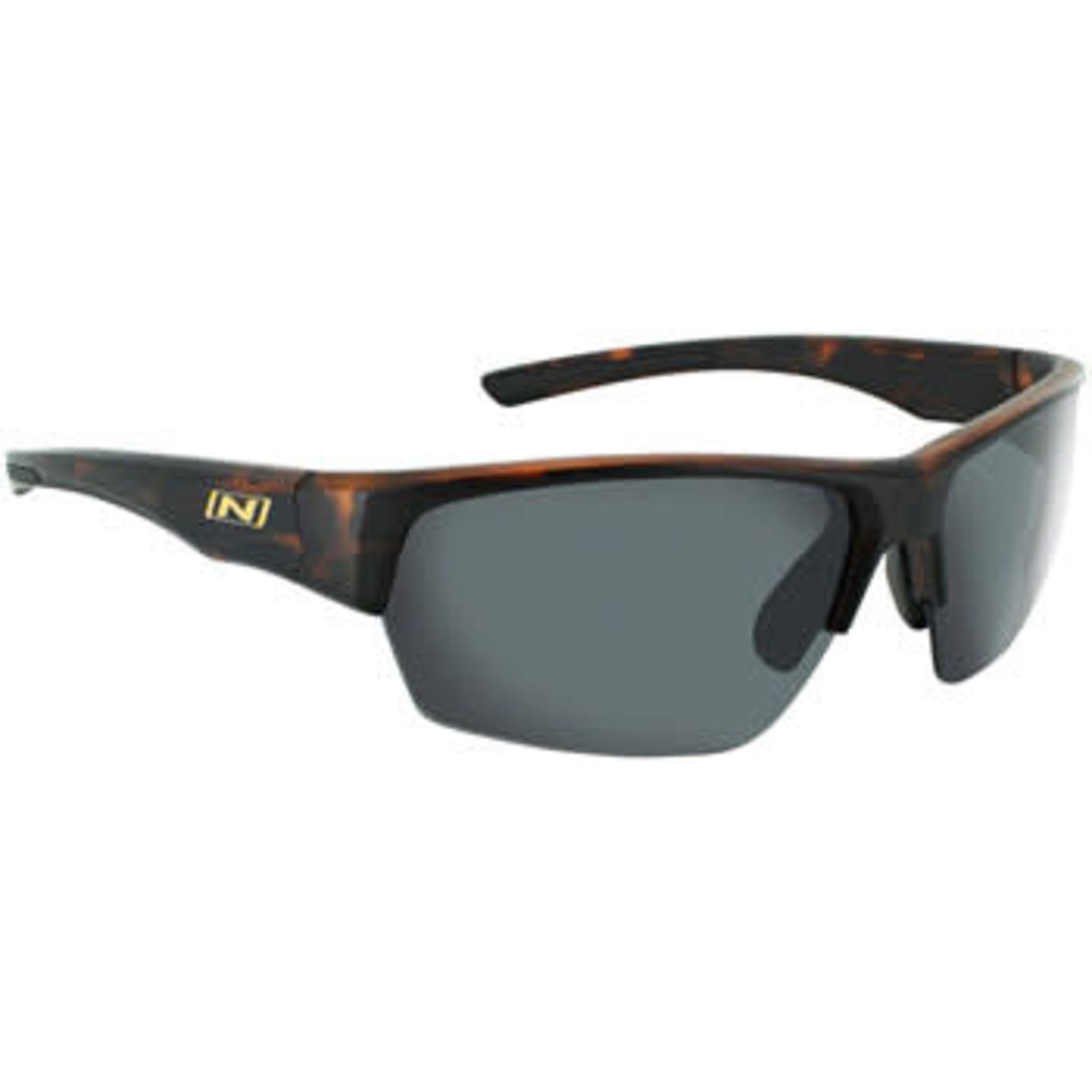 Optic Nerve Optic Nerve Tailgunner Sunglasses - Matte Dark Demi Polarized Smoke Lens with Silver Mirror