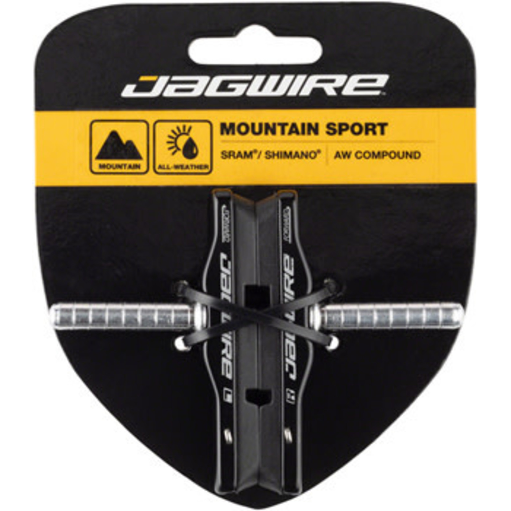 Jagwire Jagwire Mountain Pro Cantilever Brake Pads, Black