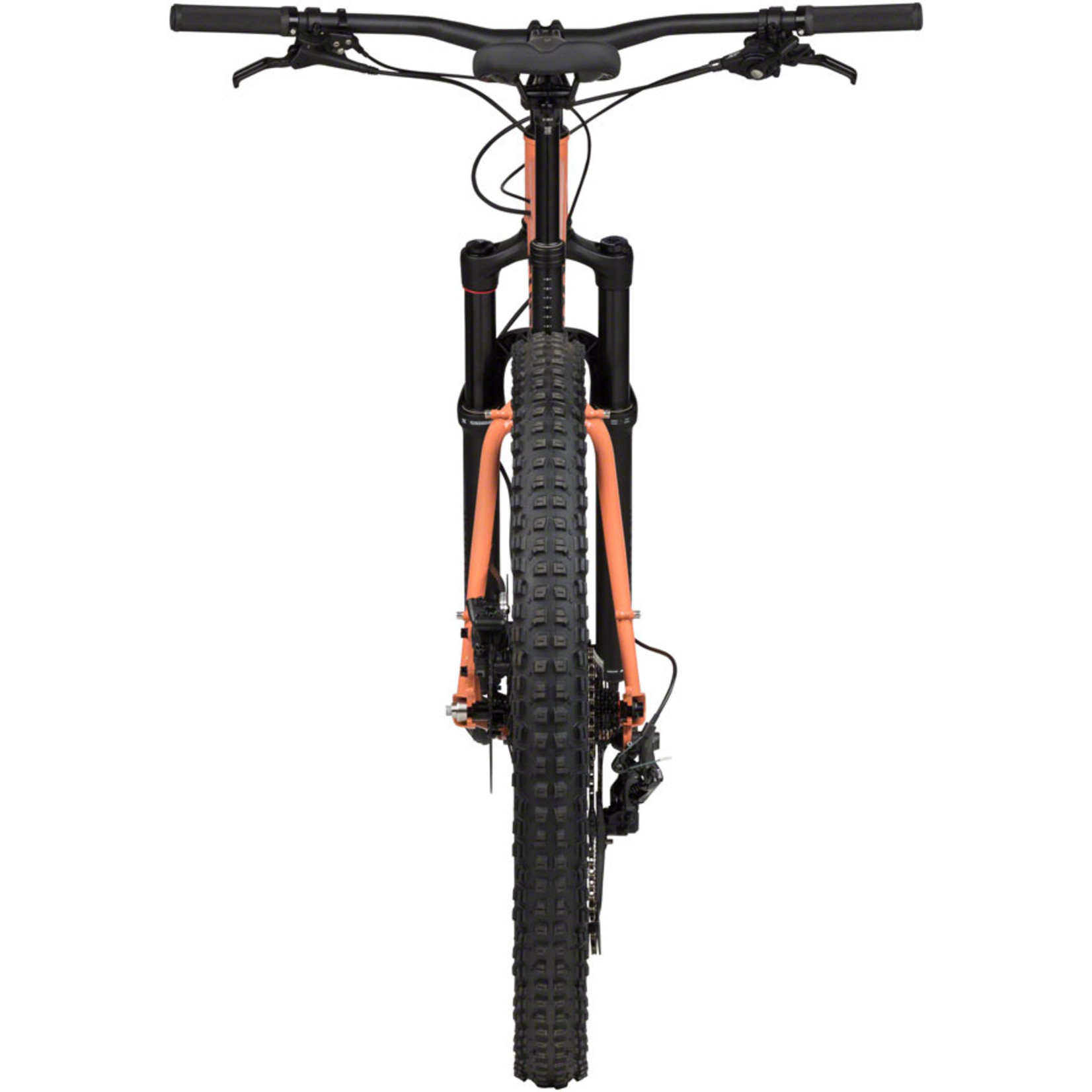 Surly Surly Karate Monkey Front Suspension Bike - 27.5", Steel, Peach Salmon Sundae, Medium