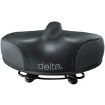 Delta Delta Cruiser Saddle - Steel Black