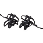 Dimension Dimension Compe Combo Pedals/Toe Clip Combo - Aluminum, 9/16", Black