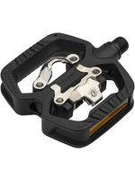 LOOK LOOK GEO TREKKING Pedals - Single Side Clipless with Platform Chromoly 9/16 Black