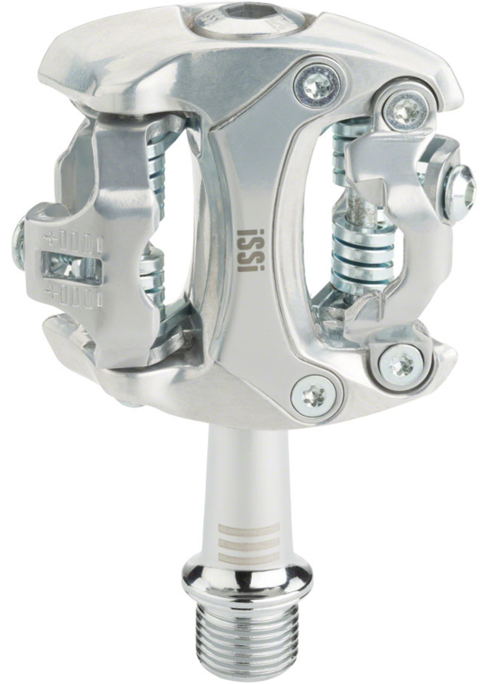 iSSi Flash III Pedals - Dual Sided Clipless, Aluminum, 9/16", Silver
