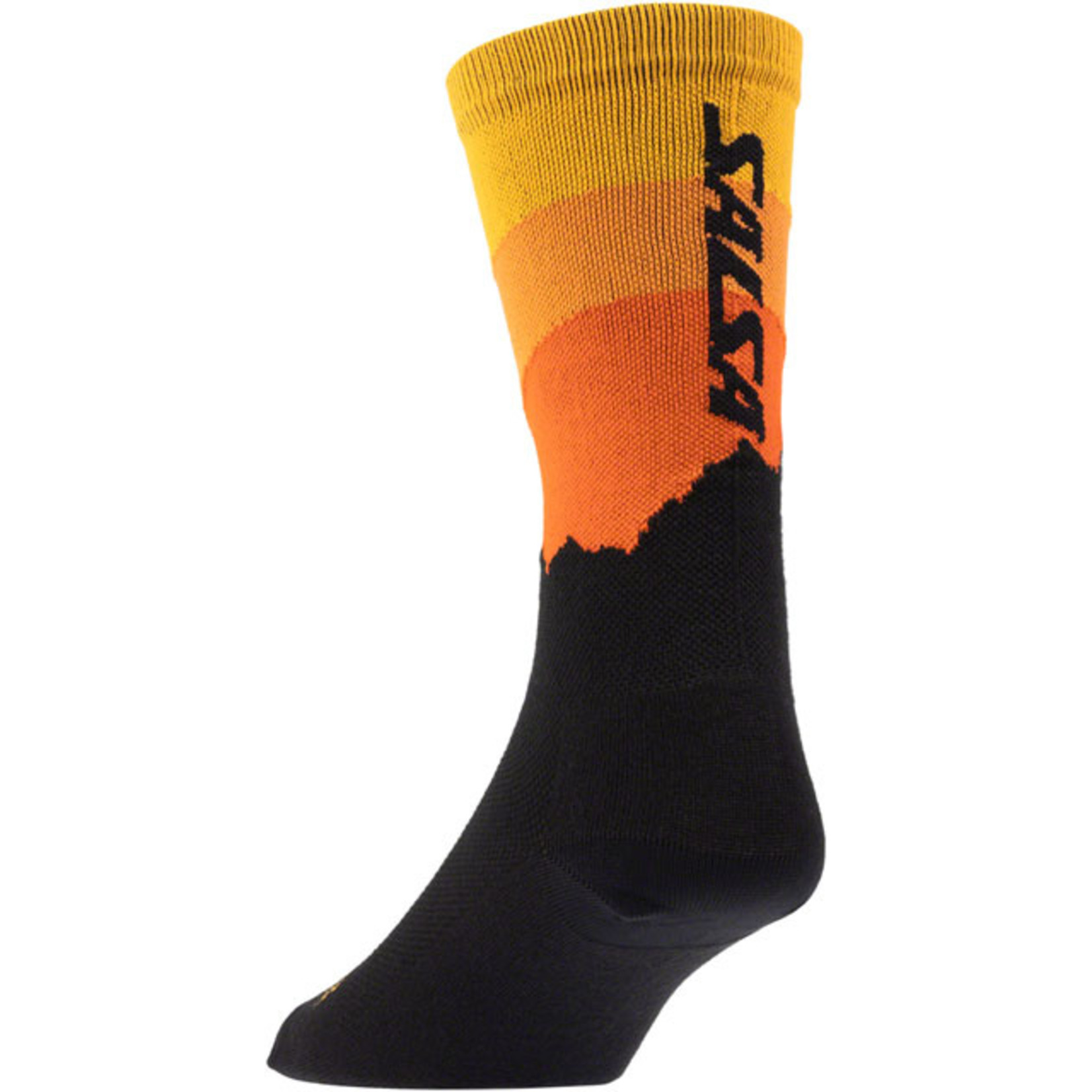 Salsa Salsa Dawn Patrol Sock - 8 inch Black Orange Small/ Medium