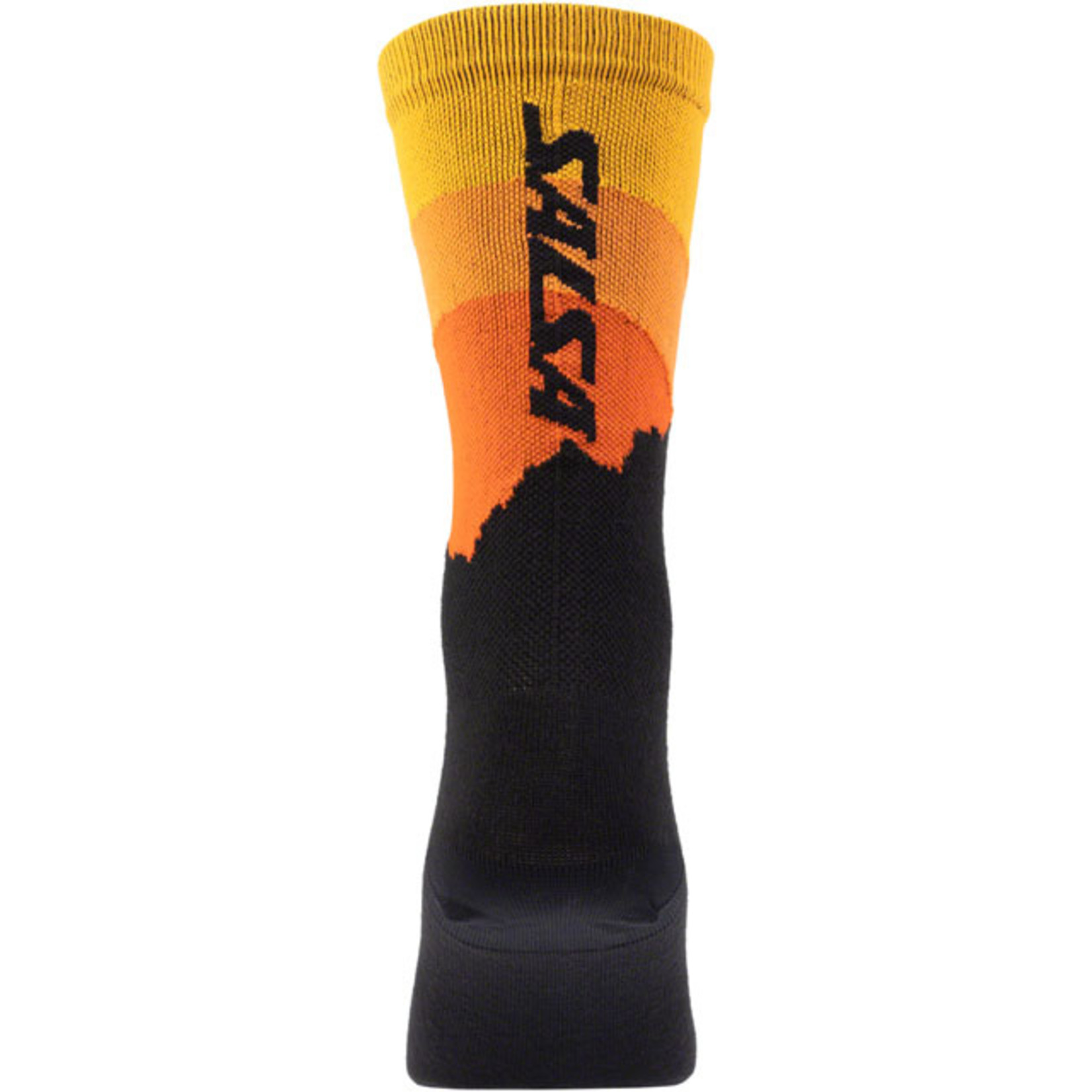 Salsa Salsa Dawn Patrol Sock - 8 inch Black Orange Small/ Medium