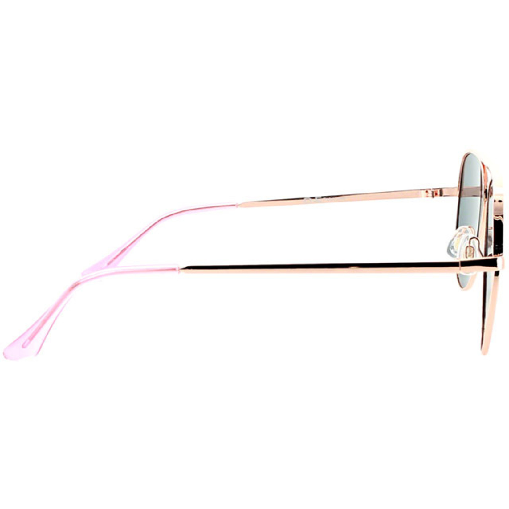 Optic Nerve ONE by Optic Nerve Retroport Sunglasses - Rose Gold Polarized Smoke Lens with Rose Gold Mirror