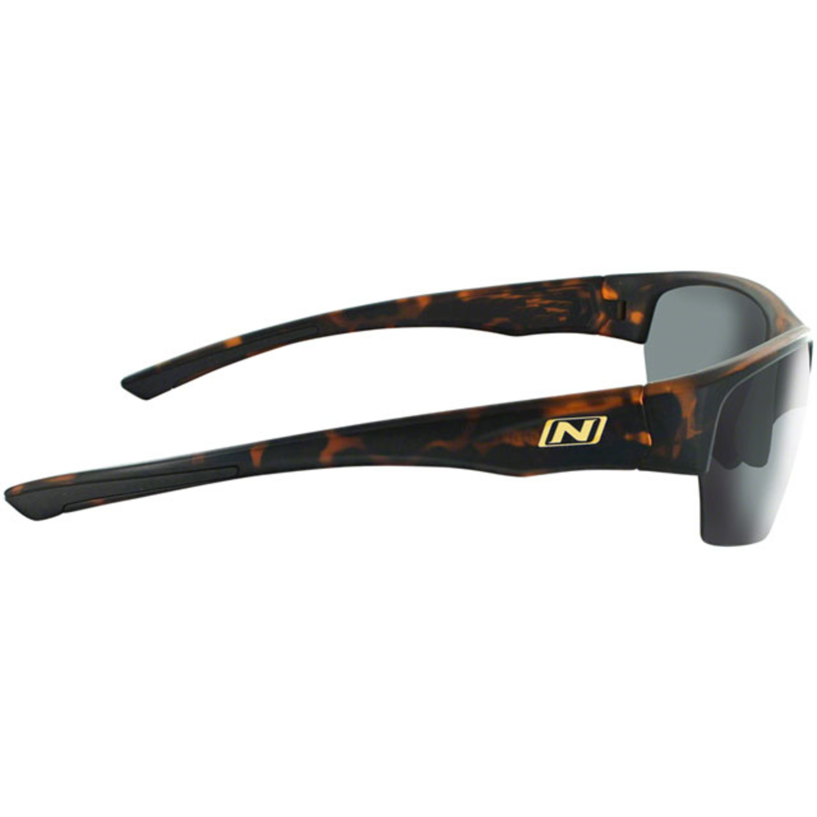 Optic Nerve Optic Nerve Tailgunner Sunglasses - Matte Dark Demi Polarized Smoke Lens with Silver Mirror