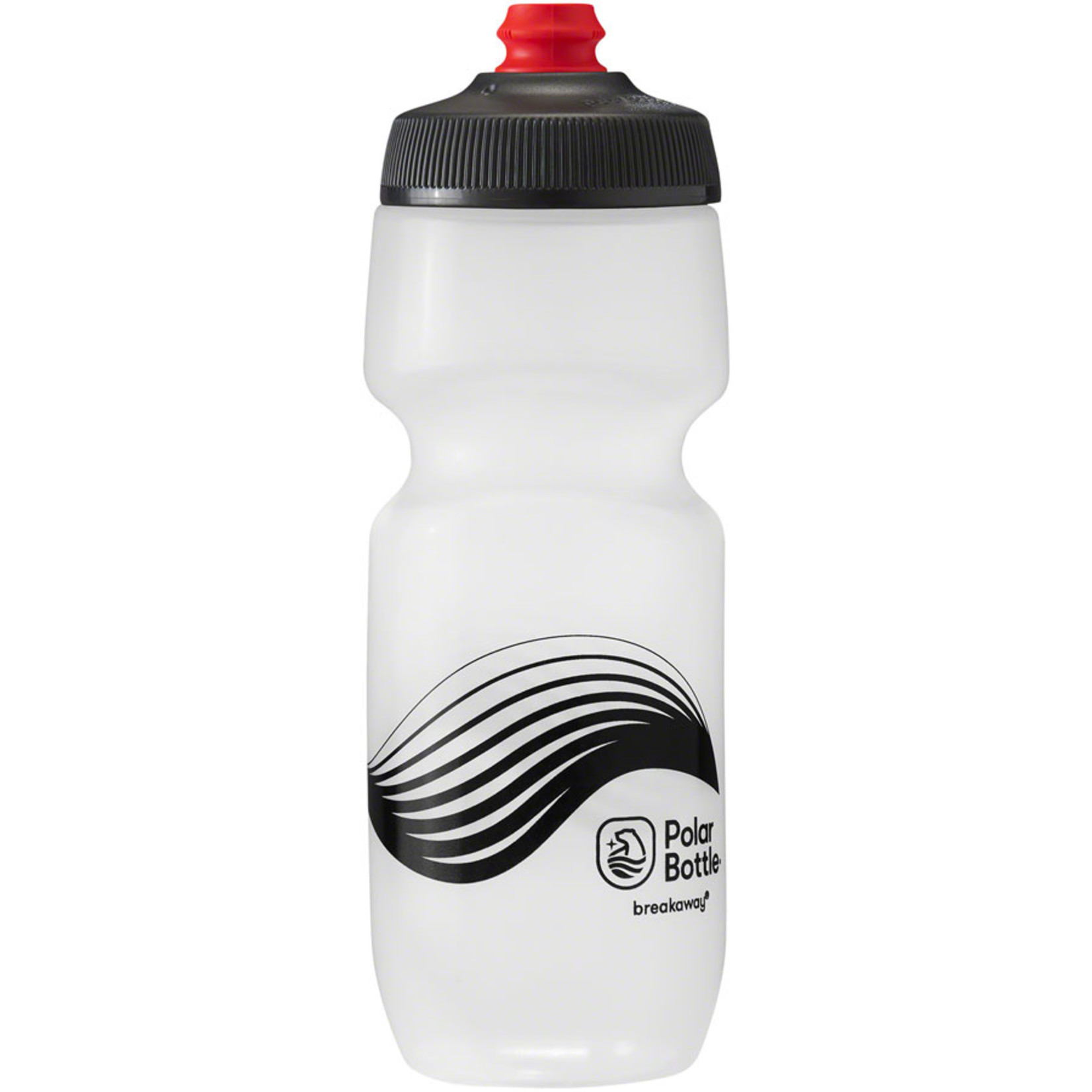 Polar Bottles Polar Bottles Breakaway Wave Water Bottle - 24oz Frost/Charcoal