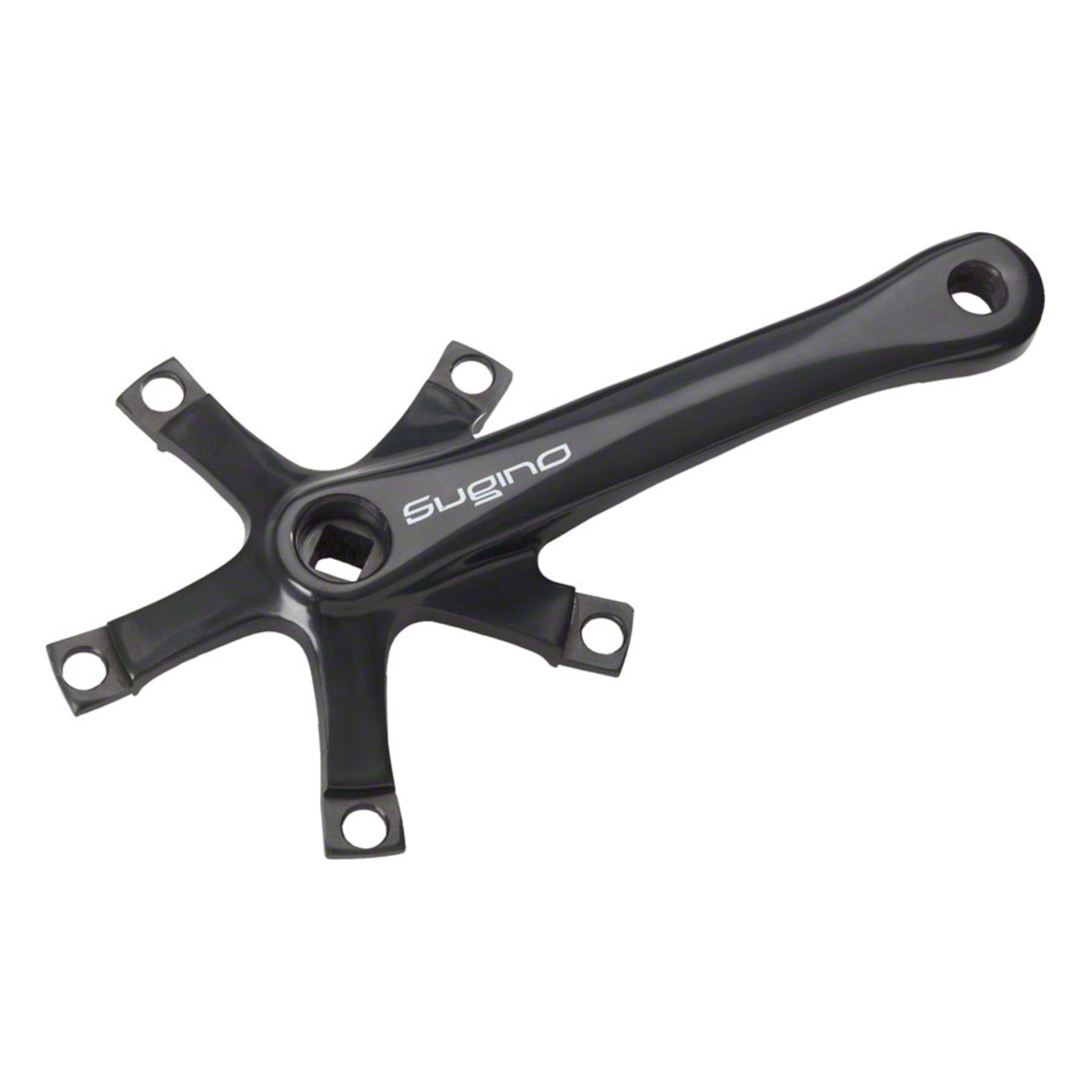 Sugino Sugino RD2 Crank Arm Set - 175mm Single Speed 130 BCD Square Taper JIS Spindle Interface Black