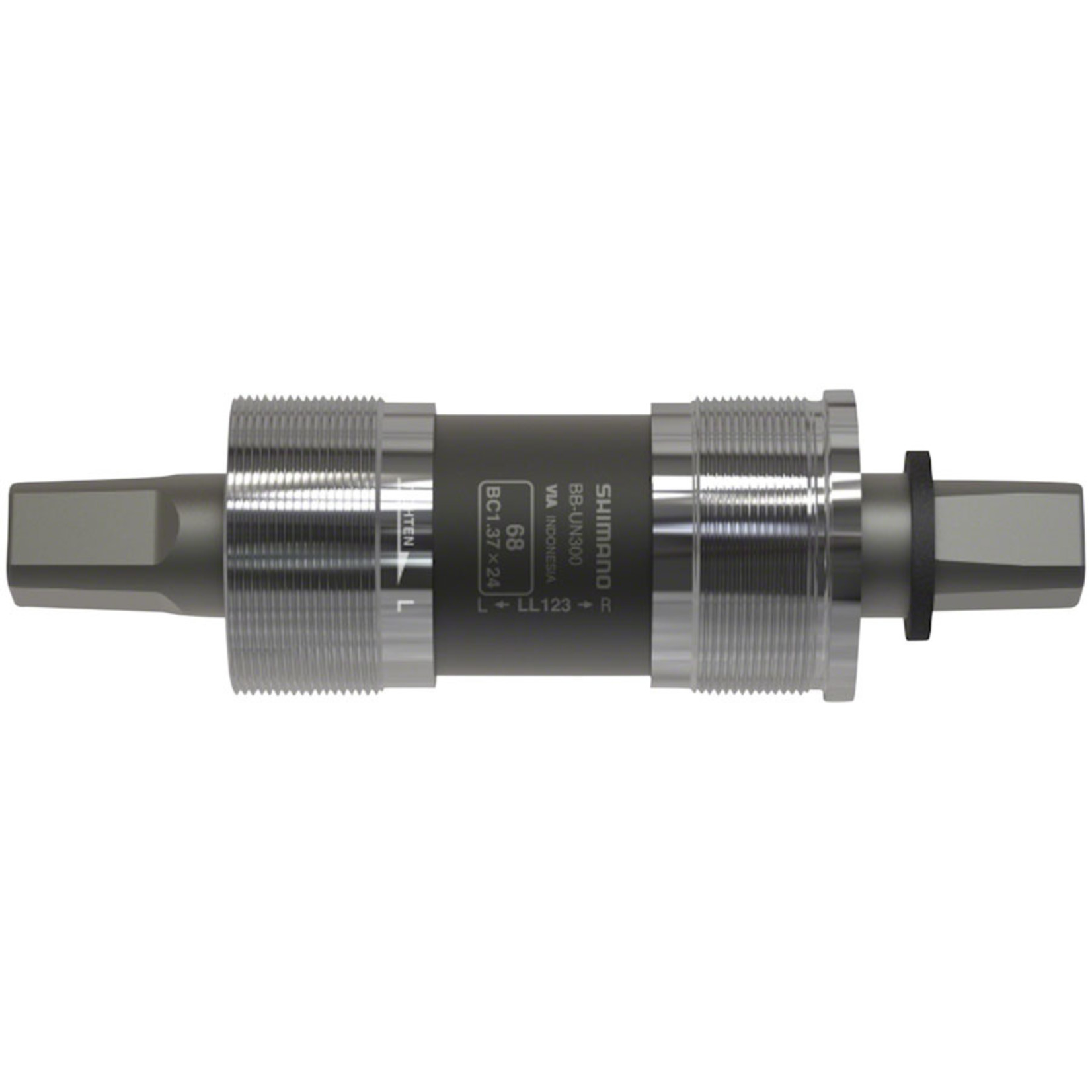 Shimano Shimano BB-UN300 Bottom Bracket - English, 68 x 122.5mm Spindle, Square Taper JIS, 47.5mm Chainline