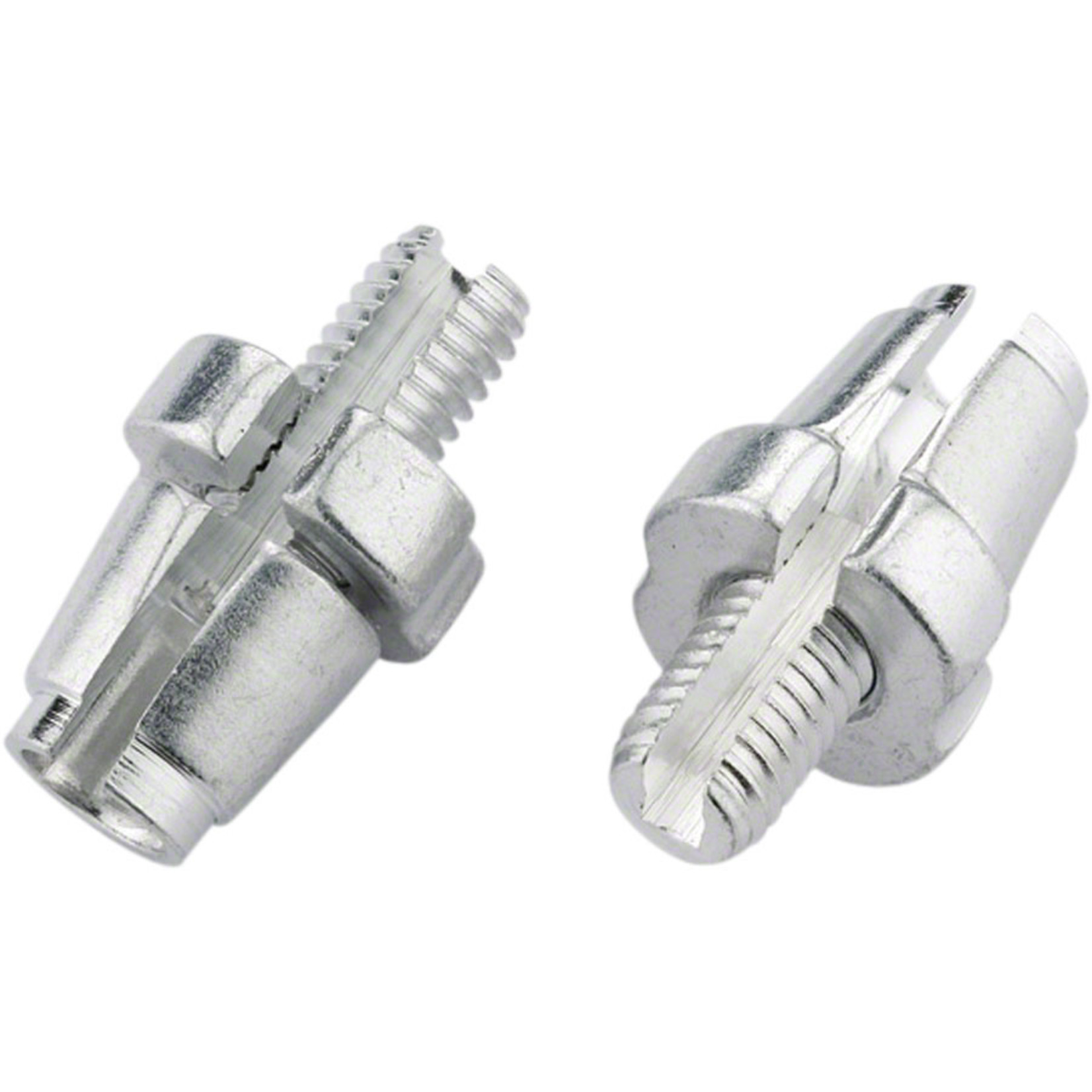 Jagwire M7 Slotted Alloy Adjusting Barrel Silver single