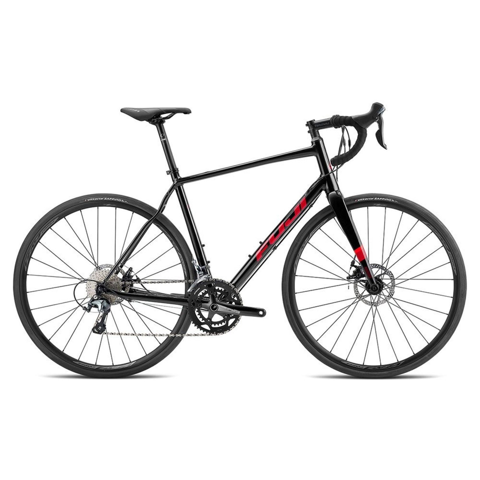 Fuji Fuji Sportif 1.3 Disc Pearl Black/Red Orange 56cm