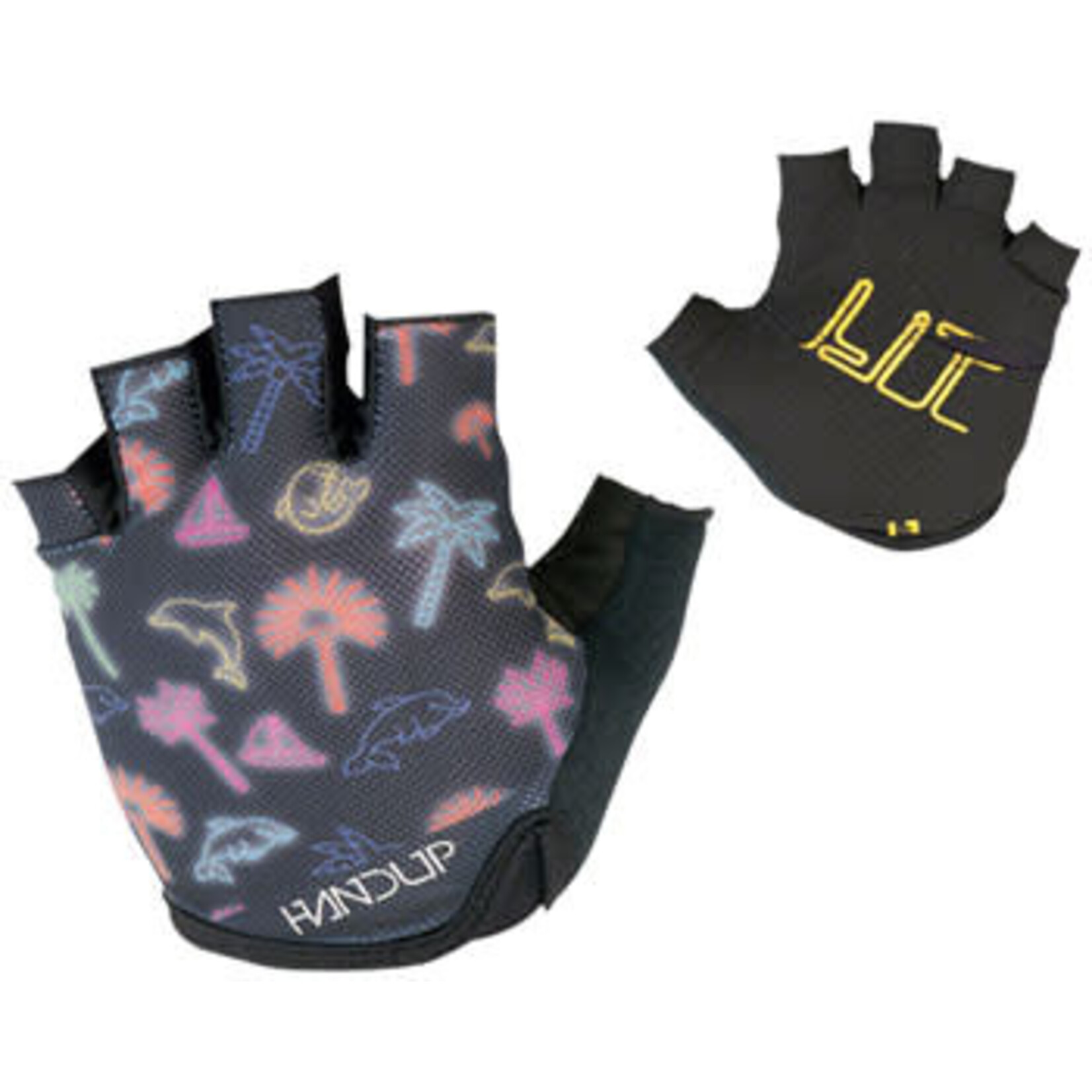 Handup HandUp Shorties Gloves - Neon Lights, Short Finger, Medium