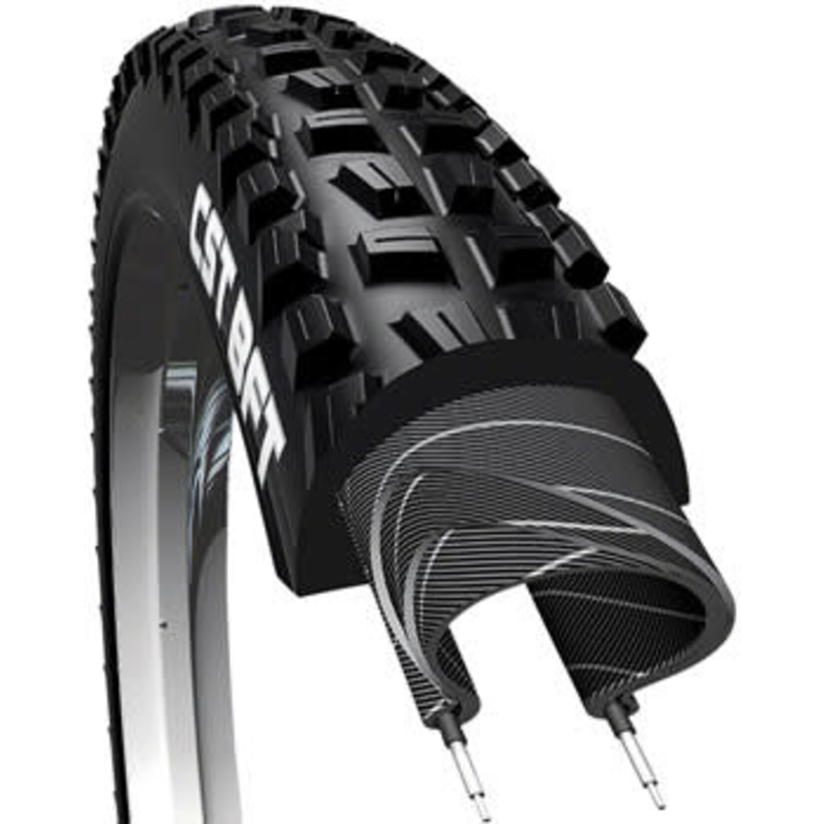 CST CST BFT Tire - 26 x 2.25, Clincher, Wire, Black