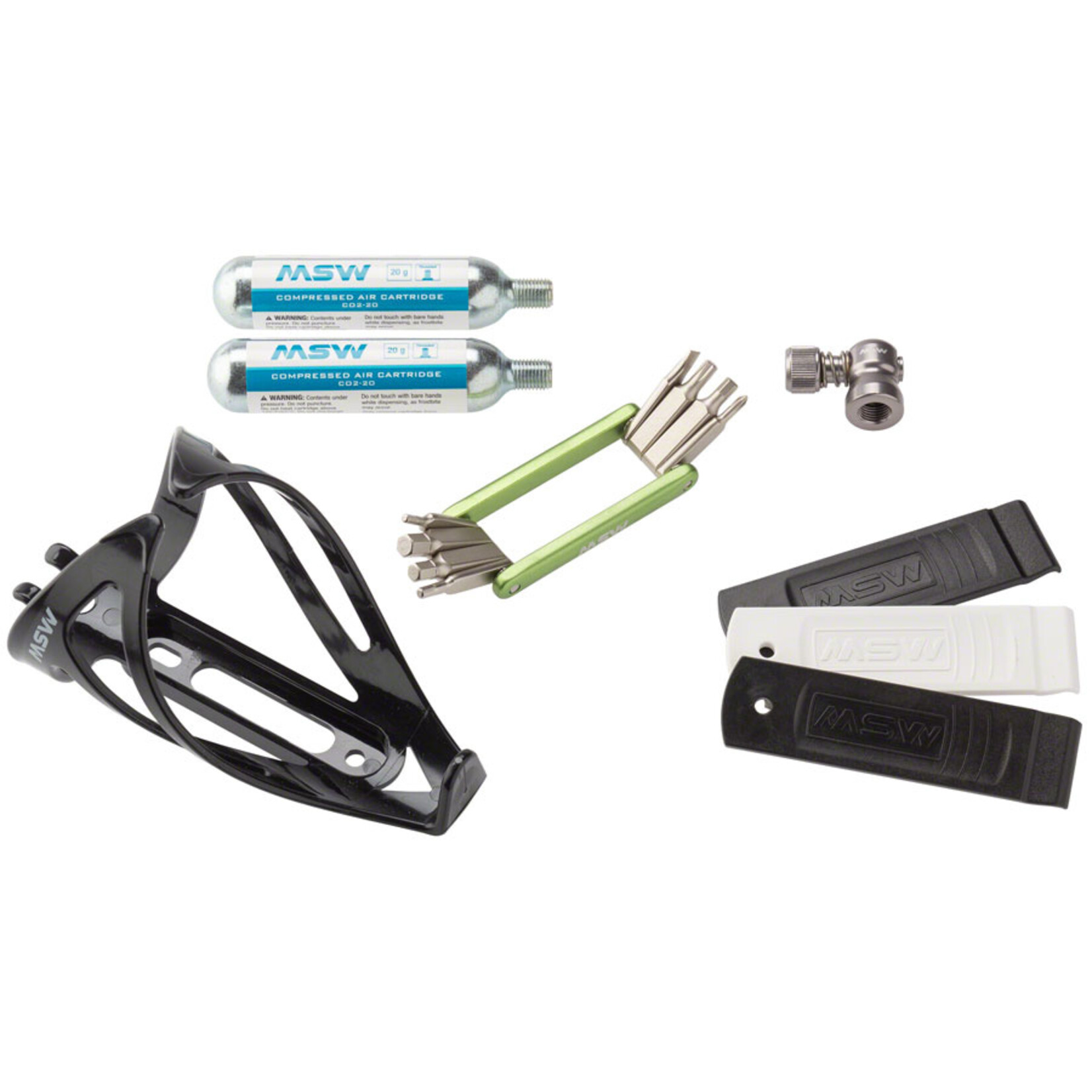 MSW MSW Ride and Repair Kit with Water Bottle Cage