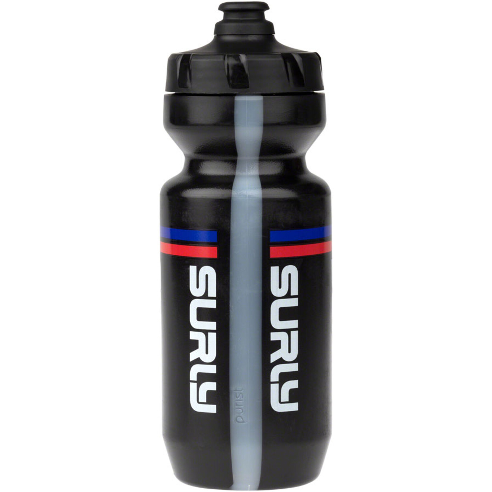 Surly Surly Intergalactic Purist Non-Insulated Water Bottle - Black/Red/Blue, 22 oz