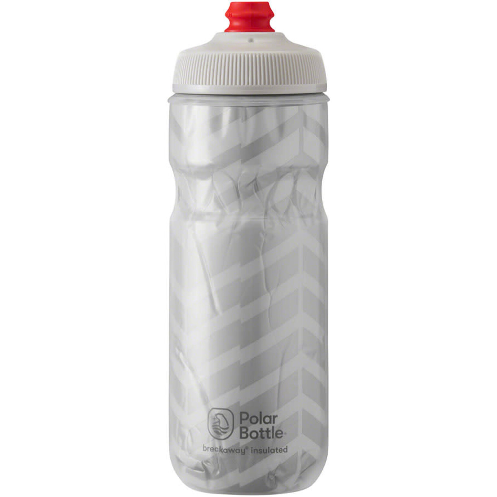 Polar Bottles Polar Bottles Breakaway Bolt Insulated Water Bottle - 20oz, White/Silver