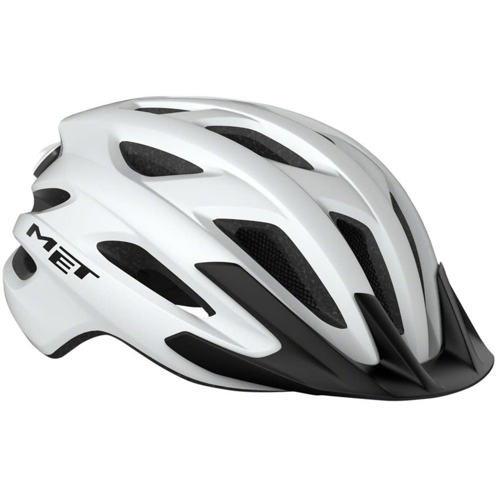 MET Helmets MET Crossover MIPS Helmet - White, One Size