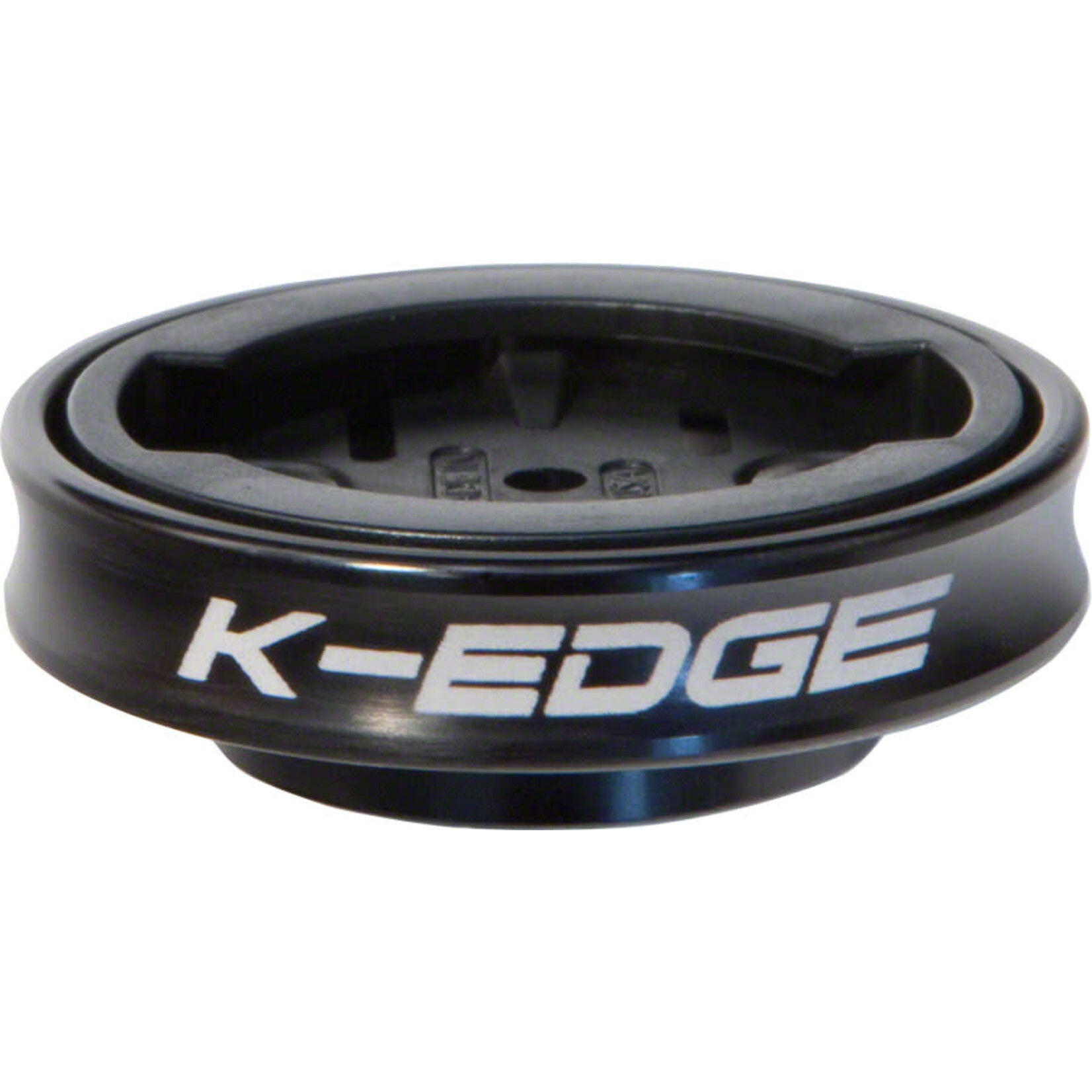 K-Edge K-EDGE Gravity Cap Stem Mount for Garmin Quarter Turn Type Computers, Black
