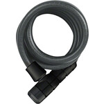 Abus ABUS Booster 6512 Keyed Coiled Cable Lock: 180cm x 12mm With Mount, Black