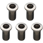 Problem Solvers 16mm Inner Chainring Bolts Silver Stainless Steel