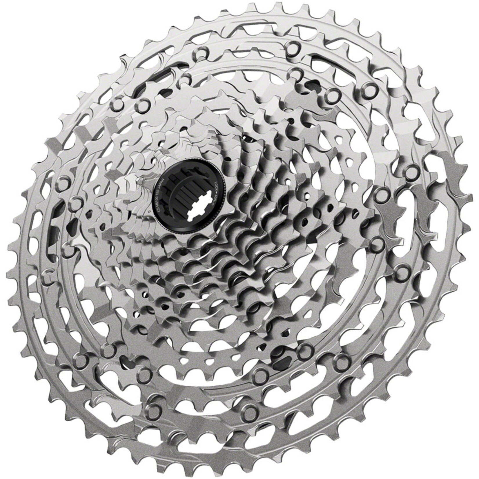 Shimano Shimano Deore CS-M6100-12 Cassette - 12-Speed, 10-51t, Silver, For Hyperglide+