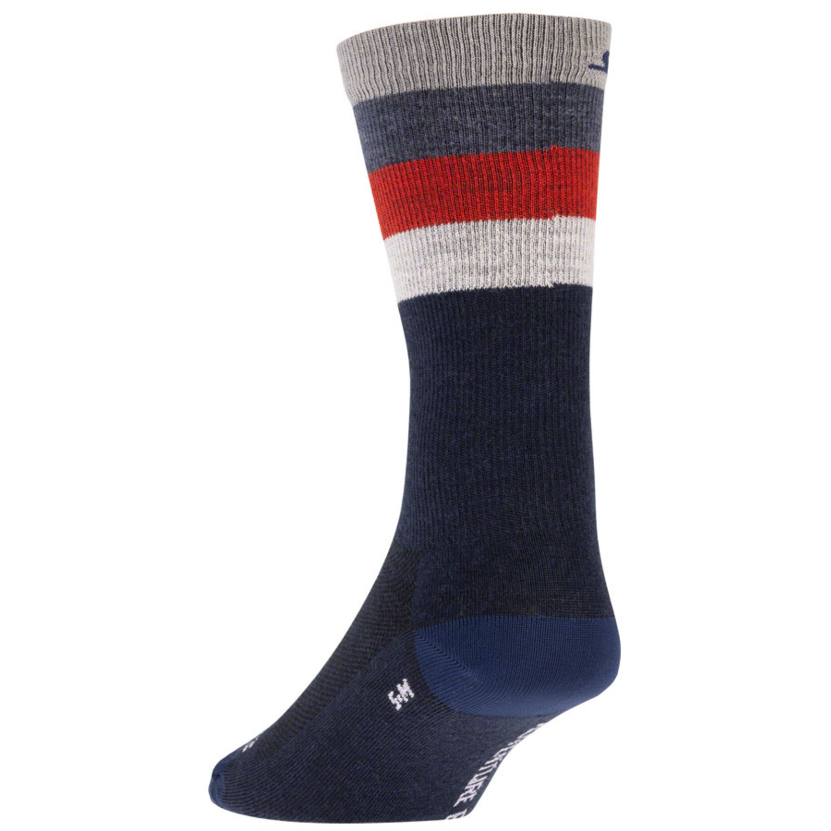 Salsa Salsa Arctica Wool Socks - Denim, w/Stripes, Small/Medium