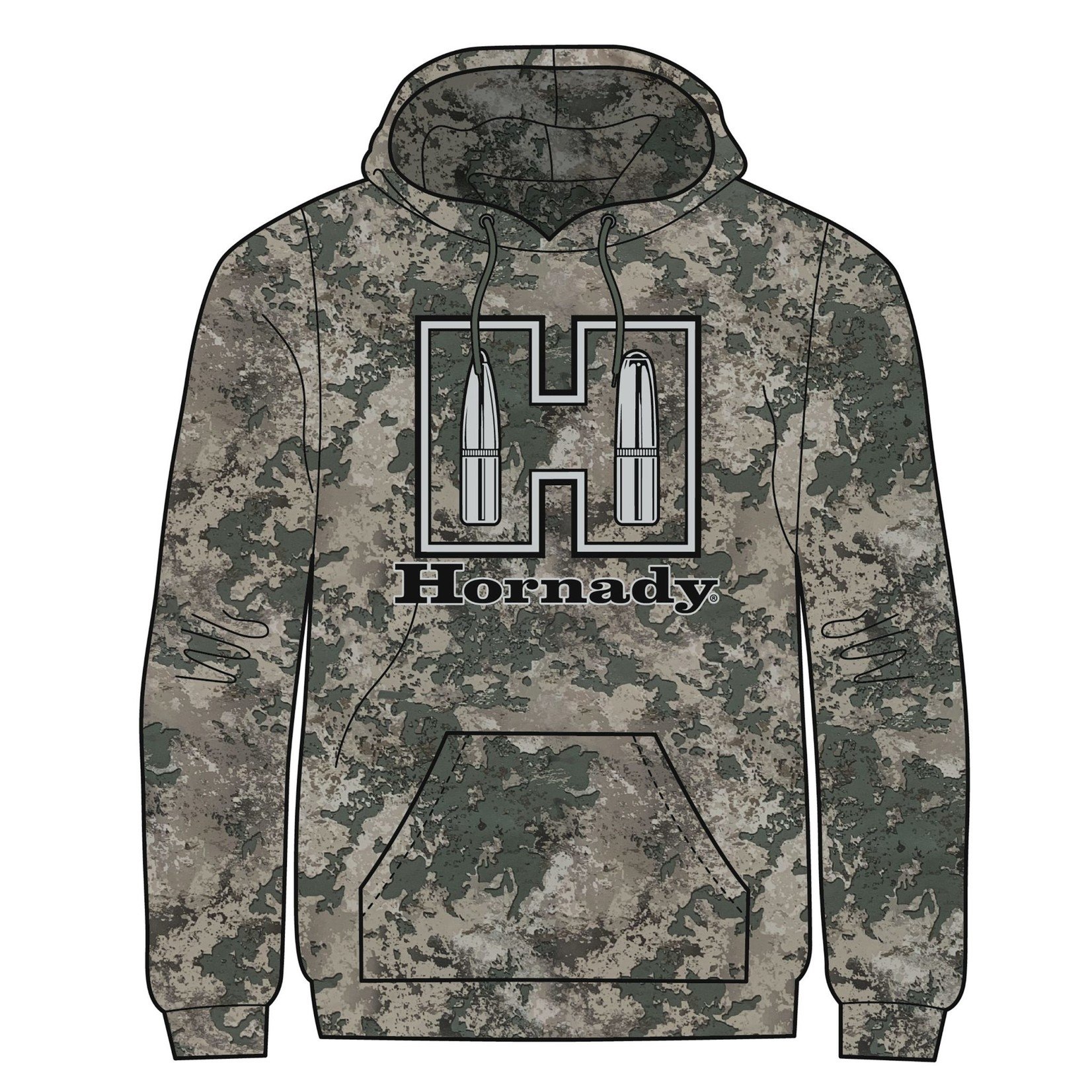 Hornady Hornady Hoodie "Camo Green"