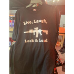 Ammo Outlet Live Laugh Lock & Load Shirt Black M