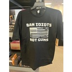 Ammo Outlet Ban Idiots Not Guns Black Shirt M