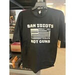 Ammo Outlet Ban Idiots Not Guns Black Shirt 4x