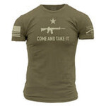 Grunt Style Grunt Style Men's Come & Take It 2A Edition Green Color Shirt 3XL