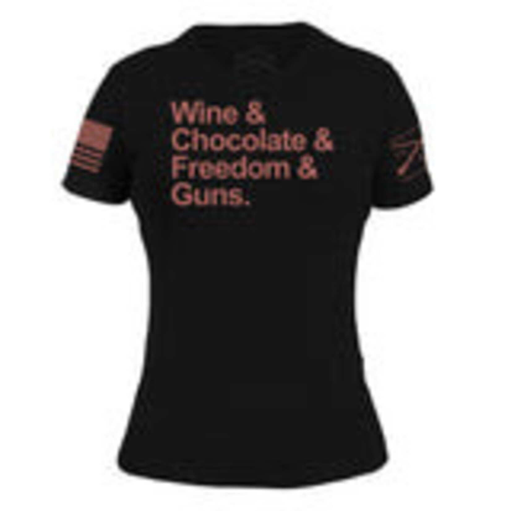 Grunt Style Grunt Style Wine & Chocolate & Freedom & Guns 2XL